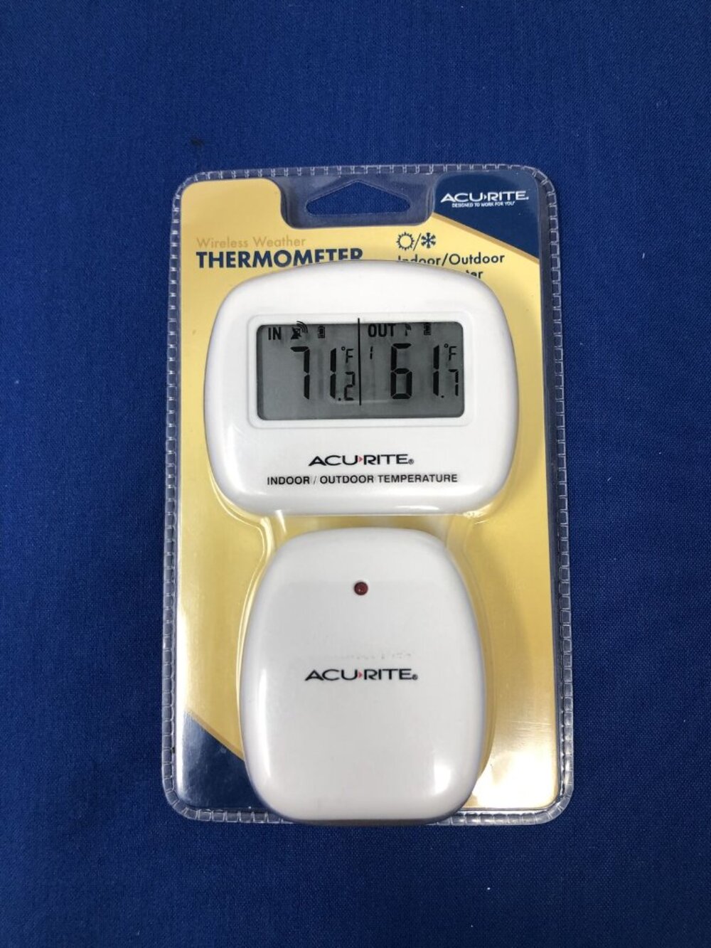 AcuRite Wireless Weather Thermometer – Indoor/Outdoor Temperature Monitor